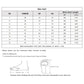 Size chart table with US, EU, UK, AU, and shoe inner length measurements