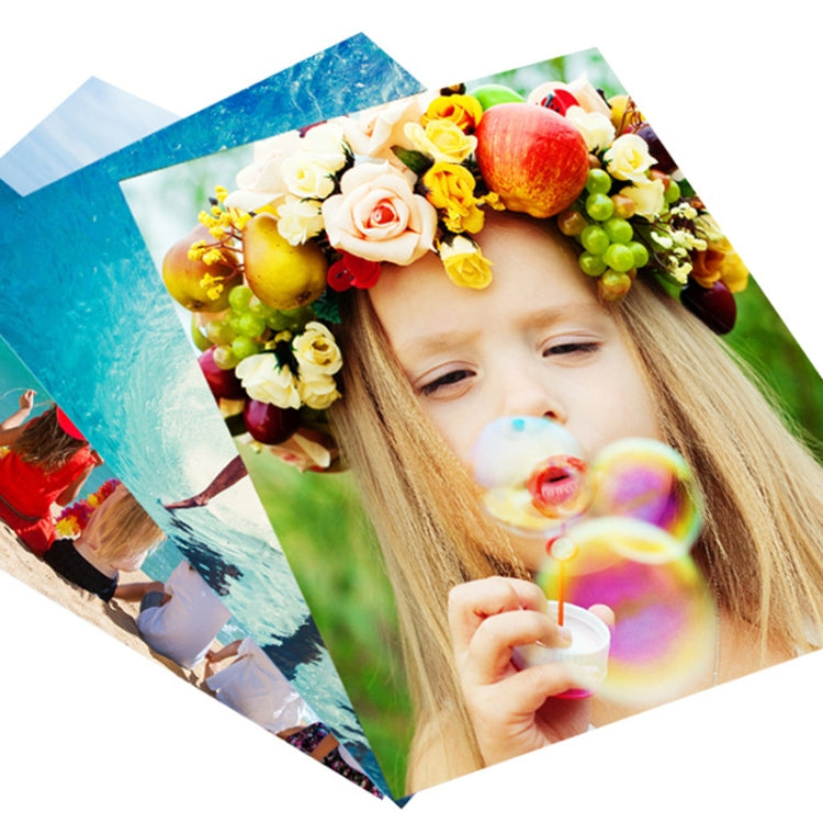 A4 matte photo paper with full-color printed portrait image
