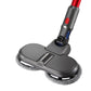 Dyson Slim floor mop head with two gray microfiber pads and black squeegee base