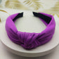 5cm Wide-brimmed Pressed Hair Solid Color Headband