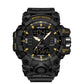 SANDA Green Light Alarm Clock Multifunctional Waterproof Shockproof Transparent Watch