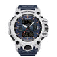 SANDA Green Light Alarm Clock Multifunctional Waterproof Shockproof Transparent Watch