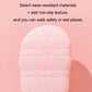 Children's pink slipper outsole with zigzag tread and molded size mark 26-27