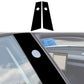For 2023-2024 Tesla Model 3 2pcs /Set B-pillar Decorative Sticker for Left and Right Drive