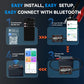 KONNWEI BK400 wireless battery monitor with Bluetooth connection to a smartphone app