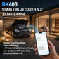 KONNWEI BK400 wireless battery monitor with smartphone screen for home monitoring