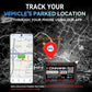 KONNWEI BK400 car battery monitor with GPS app-style phone for parked location feature