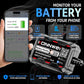 KONNWEI BK400 battery monitor device connected to a phone via Bluetooth