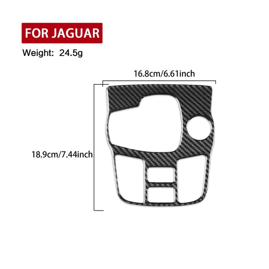 For Jaguar F-TYPE 2013+ Gear Panel Decorative Sticker, Left-hand Drive, Right-hand Drive