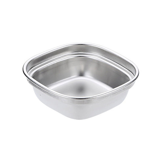 Stainless Steel Square Sauce Dish Hotpot Seasoning Disc Barbecue Tableware, 1 Grid (Silver), 2 Grid (Silver), 3 Grid (Silver), 4 Grid (Silver), 1 Grid (Gold), 2 Grid (Gold), 3 Grid (Gold), 4 Grid (Gold)