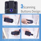 HC101D  2D Bluetooth Barcode Scanner Wireless Back Clip Phone Barcode Reader, 2D Middle, 2D Side