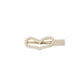 Single pearl barrette hair clip with gold-tone prongs and bead embellishment