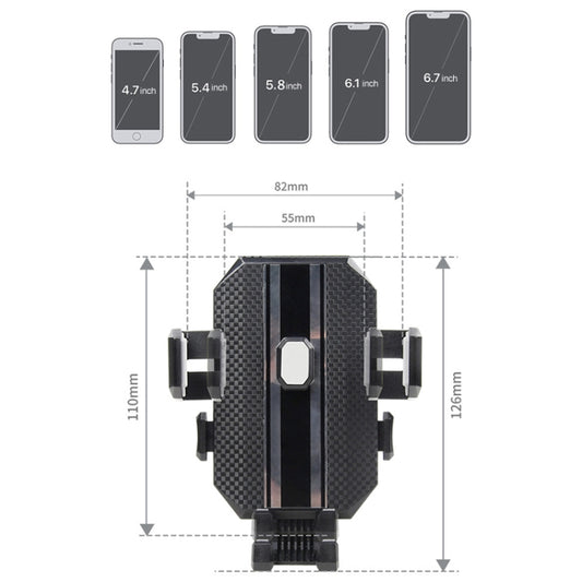 Knob Type Car Air Conditioner Air Outlet Navigation Mobile Phone Holder