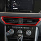 For Volkswagen Sagitar 2019-2023 Left-hand Drive Central Control Air Outlet Sticker