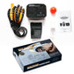 Robotic rehabilitation glove system with glove, control unit, and power adapter