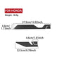 For 2022-2026 Honda ADV350 4pcs /Set Muffler Protective Sticker