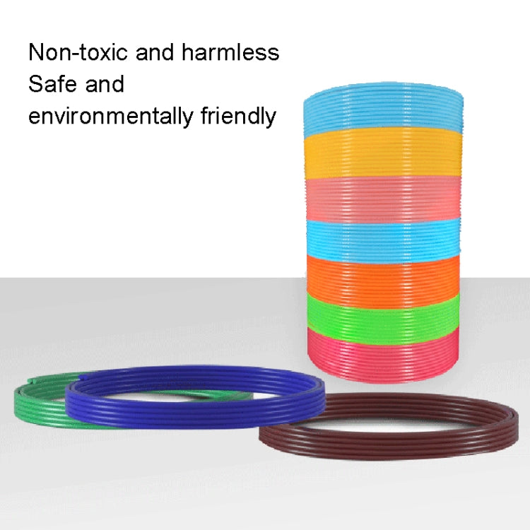 PCL 1.75mm filament spools, stacked multi-color reels for 3D printing