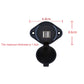 Dual USB 12V/24V Waterproof Modified Car Charger, UCC-310-2U 3.1A