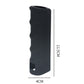 Black silicone handbrake handle cover sleeve with open top and wavy embossed texture.