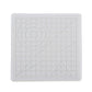 Transparent silicone 3D drawing template mat with grid pattern and circular guide lines