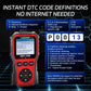 KONNWEI Automotive OBD2 Fault Diagnostic Tool Engine Code Reader 9 Languages, KW330