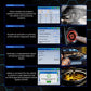 KONNWEI Automotive OBD2 Fault Diagnostic Tool Engine Code Reader 9 Languages, KW330