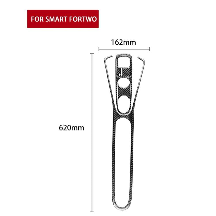 For 2011-2015 Benz Smart Fortwo 4pcs /Set Gearshift + Armrest Sticker Set Type B