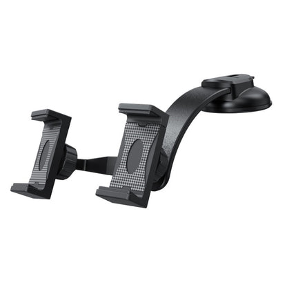 Car Dashboard Suction Cup Double Chuck Mobile Phone Holder