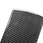 Carbon-fiber spare tire decoration sticker sheet, black weave texture, curved edge