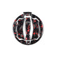 Fuel tank cap decoration sticker, black with red splatter pattern