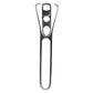 Black carbon-fiber style gear console trim sticker with handle and switch cutouts