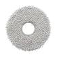 Gray microfiber mop pad with center hole for vacuum attachment