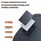 Black car seat back storage bag material layers diagram