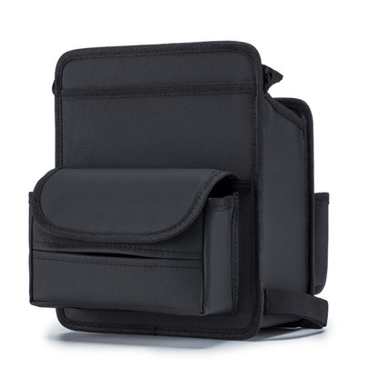 Car Seat Storage Mesh Pocket Hanging Storage Bag Tissue Box, H9160 Black