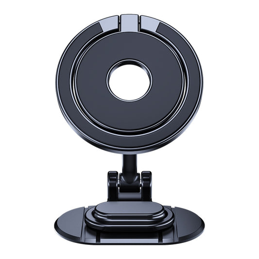 Magnetic Folding Car Phone Holder Rotatable Dashboard Stick-On Navigation Stand, D50-1