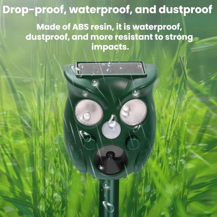 Five-Level Frequency-Adjustable Outdoor Ultrasonic Solar-Powered Animal Repellent, 709