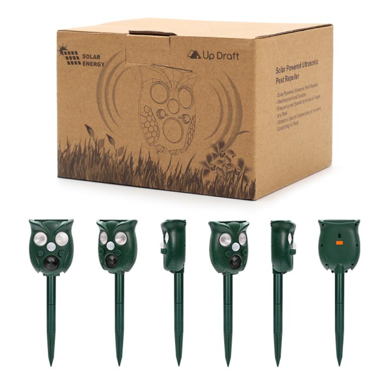 Five-Level Frequency-Adjustable Outdoor Ultrasonic Solar-Powered Animal Repellent, 709