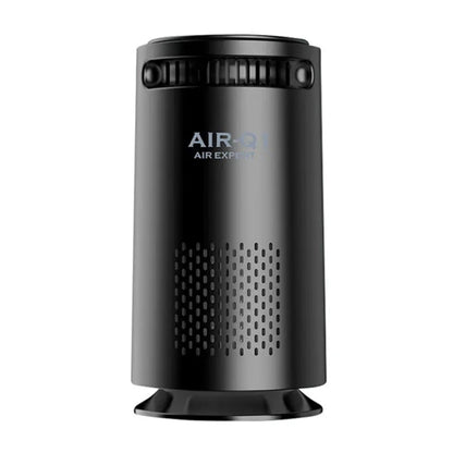 Car Negative Ion Air Purifier Odor Removal Aromatherapy, Black, White