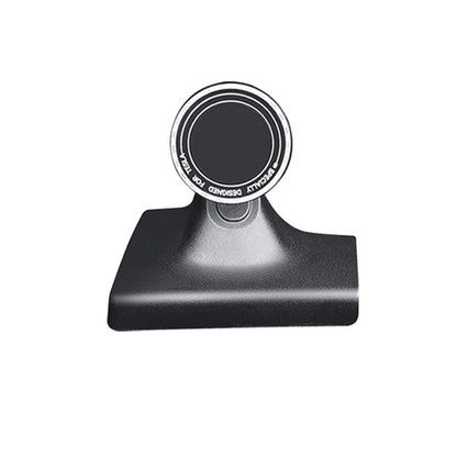 Black magnetic air vent phone holder with circular mount for dashboard vents