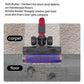 Motorized floor head brush roller with blue striped bristles for carpet and hard floors