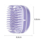 Silicone Shampoo Brush Clean Scalp Massage Brush Wet And Dry Handheld Shampoo Comb