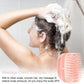 Silicone Shampoo Brush Clean Scalp Massage Brush Wet And Dry Handheld Shampoo Comb