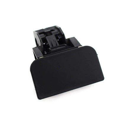 Black glove box lid handle with latch opening for Volkswagen Polo