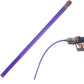 Vacuum dryer vent cleaner kit, long purple flexible tube with gray connector assembly