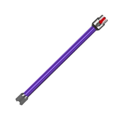 Purple metal extension pole with straight pipe and red/metal connector end