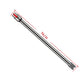 Black metal straight extension pole accessory with red measurement marking