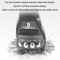 Black glove with GHOST RACING logo and molded knuckle protection pads