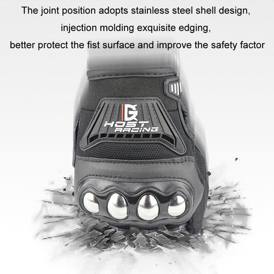 GHOST RACING Motorcycle Riding Anti-fall Breathable Gloves, M, L, XL, XXL