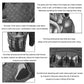 Breathable mesh back motorcycle gloves with plastic-knuckle protectors and padded palm