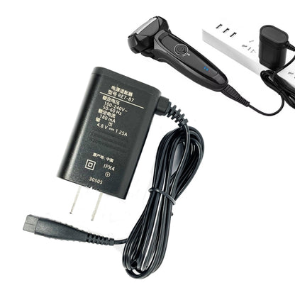 Panasonic 4.8V electric shaver charger with US plug and cable set